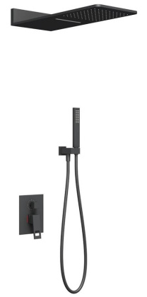 Душевая система Timo Briana SX-7139/03SM скрытого монтажа, черная матовая Душевая система Timo Briana SX-7139/03SM скрытого монтажа, черная матовая