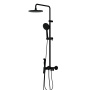 DX220910300_xxx Apollo, душевая система со смесителем-полкой: верхний душ 230мм, ручной душ 120мм,