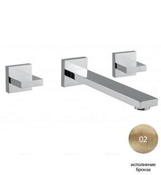Смеситель для раковины встраиваемый на три отверстия Cezares UNIKA-BLI3-02
