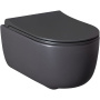 Чаша подвесного унитаза Allen Brau Priority 4.31002.AN антрацит Чаша подвесного унитаза Allen Brau Priority 4.31002.AN антрацит
