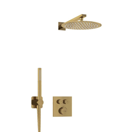 A5548.180.259.285.194.286 Thermo Встраиваемый комплект для душа с верхней душевой насадкой и лейкой A5548.180.259.285.194.286 Thermo Встраиваемый комплект для душа с верхней душевой насадкой и лейкой