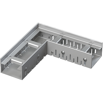 Дренажный угловой желоб 75 мм регулируемый, нержавеющая сталь