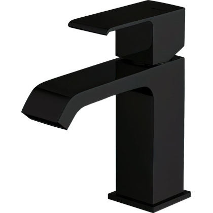 PORTA-LS1-NOP Смеситель на раковину однорычажный, с донным клапаном, исполнение черный матовый PORTA-LS1-NOP Смеситель на раковину однорычажный, с донным клапаном, исполнение черный матовый