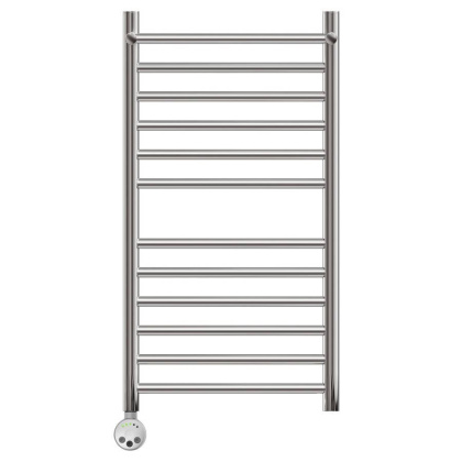 Полотенцесушитель электрический Point Аврора PN10158SPE П11 500x800 с полкой левый/правый, хром Полотенцесушитель электрический Point Аврора PN10158SPE П11 500x800 с полкой левый/правый, хром