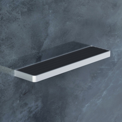 Полка Jupiter, 2,7х50х12,1 см, цвет черный с серебром, DA7737600