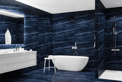 Керамогранит HAZEL COBALTO 60x120 HIGH GLOSS, Palacio