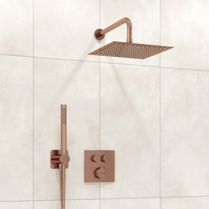 A7748.338.329.290.292.291 Thermo Встраиваемый комплект для душа с верхней душевой насадкой и лейкой A7748.338.329.290.292.291 Thermo Встраиваемый комплект для душа с верхней душевой насадкой и лейкой