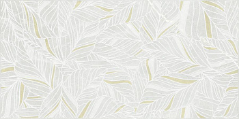 York Декор листья серо-бежевый 04-01-1-18-03-07-4137-3 30x60