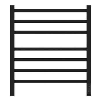 Полотенцесушитель электрический Point Вега PN71856B П7 500x600, диммер справа, черный Полотенцесушитель электрический Point Вега PN71856B П7 500x600, диммер справа, черный