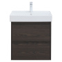 Тумба под раковину Aquanet Nova Lite 60 дуб черный (2 ящика) Тумба под раковину Aquanet Nova Lite 60 дуб черный (2 ящика)