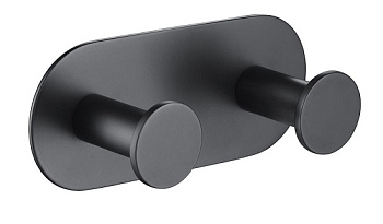 Вешалка Timo Saona Black 13014/03 два крючка Вешалка Timo Saona Black 13014/03 два крючка