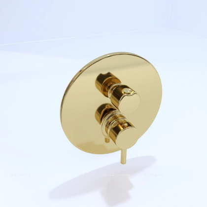 Смеситель встраиваемый для ванны с душем Paffoni Light LIG018HG (с внутренней частью)