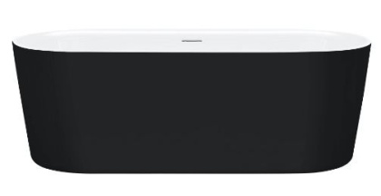 Акриловая ванна Riho Modesty 170 velvet- CHROM 