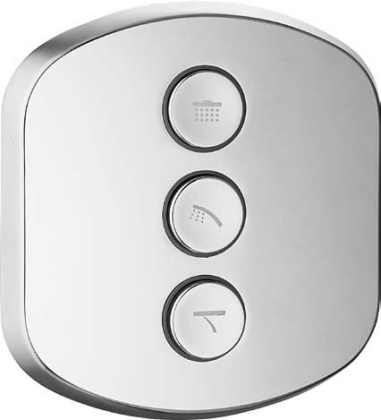 GLOBO-F-DEV3-B-01 Встраиваемый 3-х позиционный кнопочный переключатель GLOBO-F-DEV3-B-01 Встраиваемый 3-х позиционный кнопочный переключатель