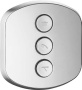 GLOBO-F-DEV3-B-01 Встраиваемый 3-х позиционный кнопочный переключатель GLOBO-F-DEV3-B-01 Встраиваемый 3-х позиционный кнопочный переключатель
