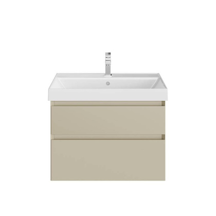 Тумба CUBO подвесная с ящиками 70, лимо матовая Тумба CUBO подвесная с ящиками 70, лимо матовая