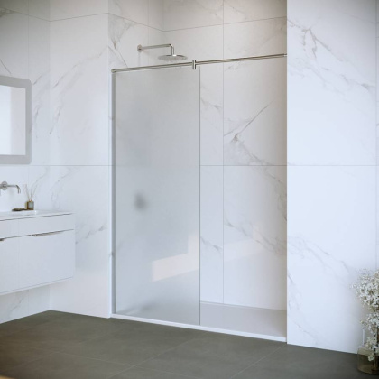 Душевая перегородка 120*195 RGW WA-034 Хром/Матовое/8 мм (Easy)