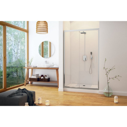 Душевая дверь EXCELLENT Серия 201 140 см (хром)