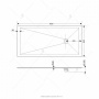 Душевой поддон RGW ST-0168G 80 x 160 см, прямоугольный, из искусственного камня, графит, 16152816-02