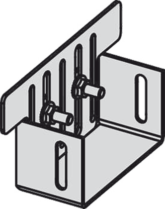 Заглушка для дренажных желобов 100 мм, оцинкованная сталь