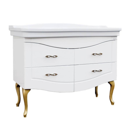 Тумба Onika Адель 105 напольная, белая (ум. Модерн 105)