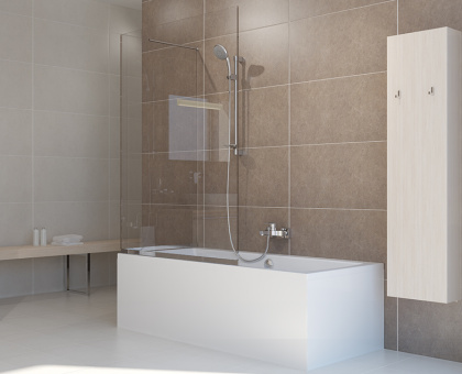 Акриловая ванна Vitra Neon 180х80