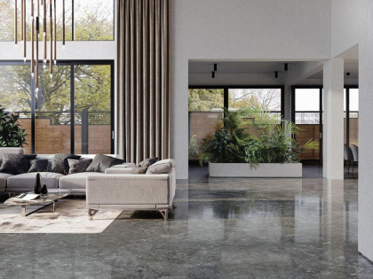 Керамический гранит SG593302R Риальто Нобиле серый темный лаппатированный (119,5см*238,5см*11мм) (1ш, м2