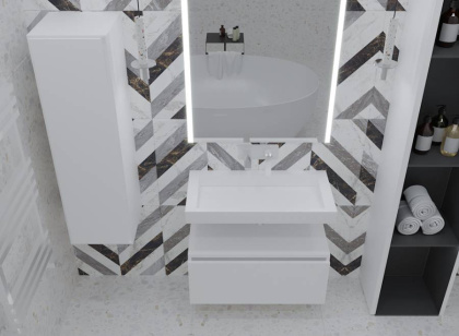 Ящик под столешницу 100см WHITE глянец VALLESSI UNO-S 897-100-W Boheme