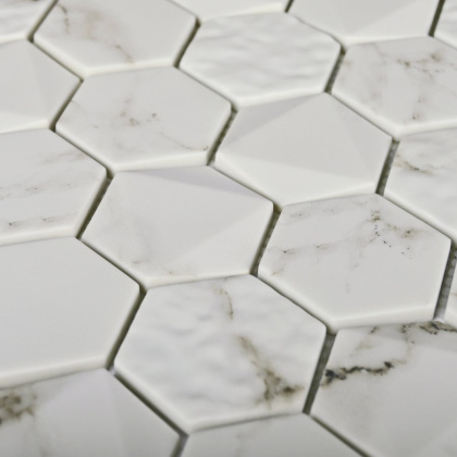 Мозаика Bonaparte Стеклянная Volume White 30х30,3 см Мозаика Bonaparte Стеклянная Volume White 30х30,3 см