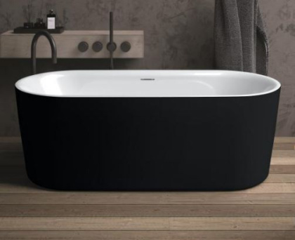 Акриловая ванна Riho Modesty 170 velvet- CHROM 