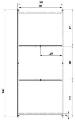 Рама сварная ПУ 170*75