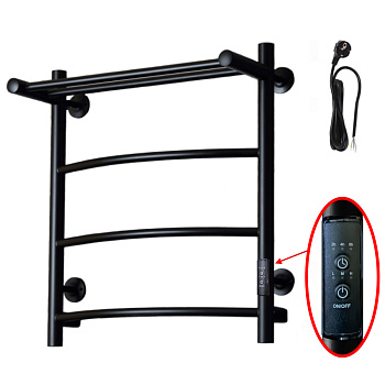 Полотенцесушитель Пэк сп 5 П 60х50 черный ВГП Полотенцесушитель Пэк сп 5 П 60х50 черный ВГП