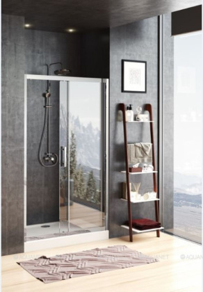 Душевая дверь Aquanet Delta NPE6121 120, прозрачное стекло