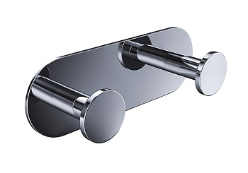 Двойной крючок для полотенец в комплекте с креплением Piave хром 3015-0014, шт Двойной крючок для полотенец в комплекте с креплением Piave хром 3015-0014, шт