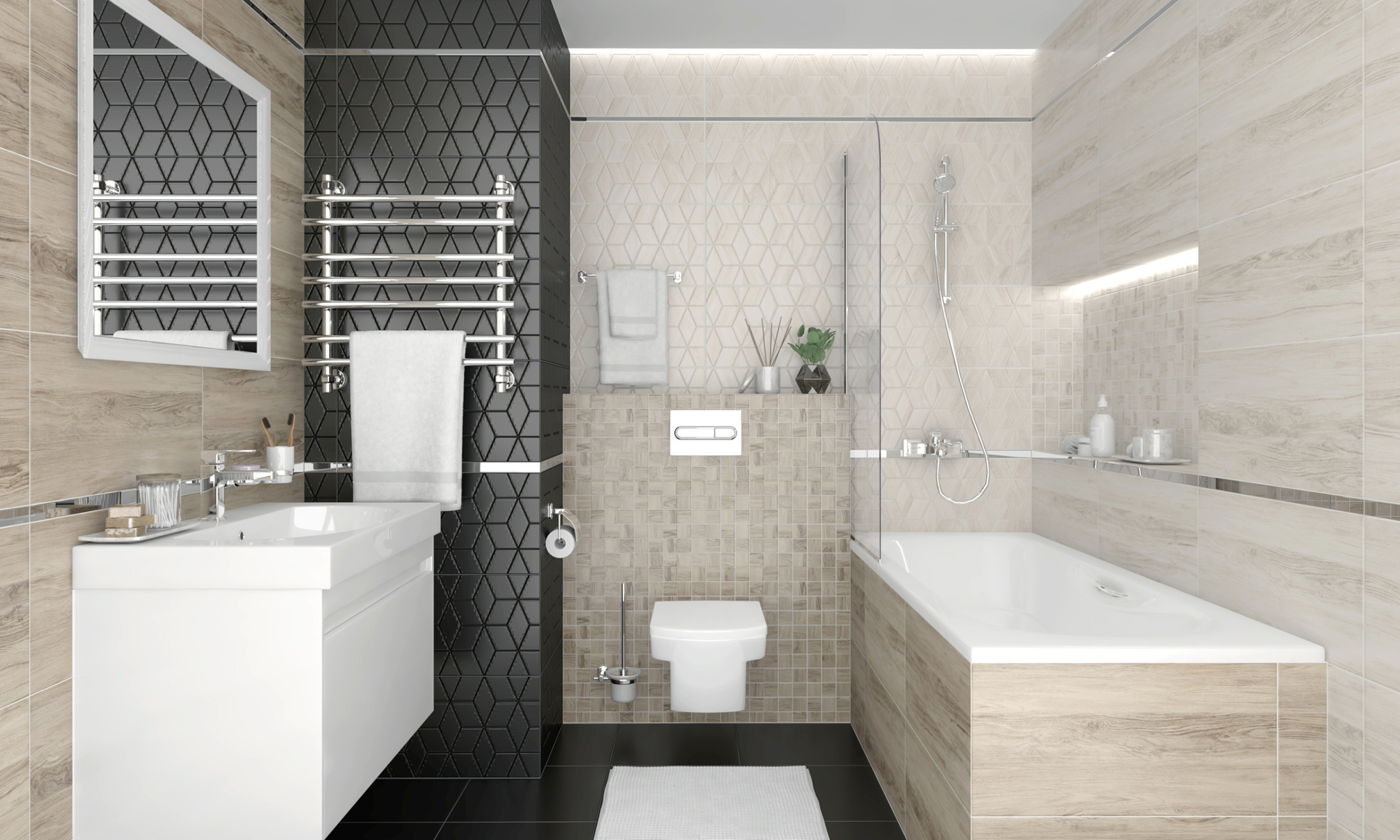 Мозаика Forest бежевый 30х30,шт.