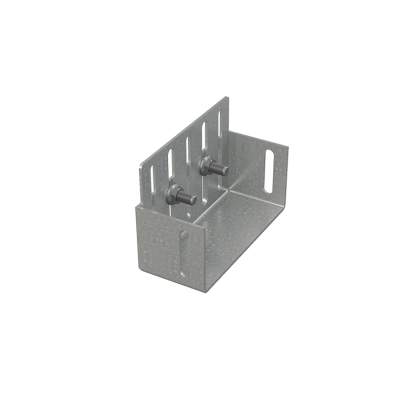 Заглушка для дренажных желобов 75 мм, оцинкованная сталь