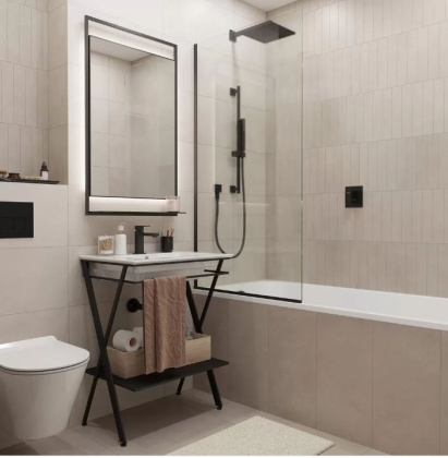 Настенная плитка 11263R Мирабо бежевый матовый обрезной 30х60х9 (7шт/1,26м2), м2