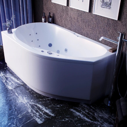 Ванна  Таурус лев.пустая с фр.экр.