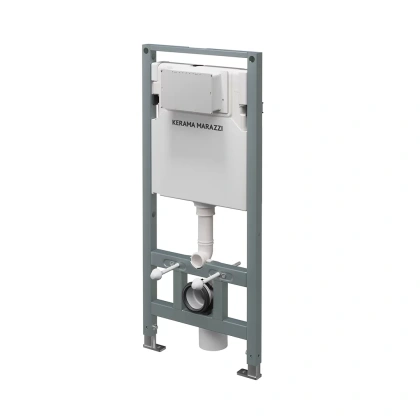 Комплект инсталляции с подвесным унитазом, кнопкой смыва и сиденьем