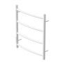 Полотенцесушитель электрический Point Афина PN04756W П4 500x600 диммер слева, белый Полотенцесушитель электрический Point Афина PN04756W П4 500x600 диммер слева, белый
