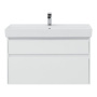 Тумба под раковину Aquanet Nova Lite 100 (SLIM SYNERGY) белый, 2 ящика