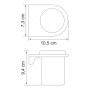 Kammel K-8328WHITE Подстаканник одинарный Kammel K-8328WHITE Подстаканник одинарный