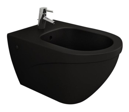 Биде подвесное Bocchi Taormina Arch 1121-004-0120 черное матовое Биде подвесное Bocchi Taormina Arch 1121-004-0120 черное матовое