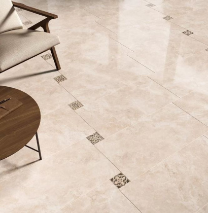 Парнас бежевый лаппатированный обрезной 80x80x0,9