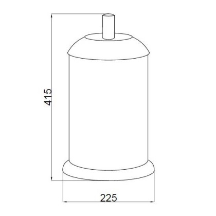 Ведро MURANO CRYSTAL_Комплект 10914-CRST-CH Boheme