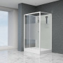 Душевая кабина  70* 70*200 RGW AN-207 Квадрат/Белый/Frost Line/5 мм (3 уп.)