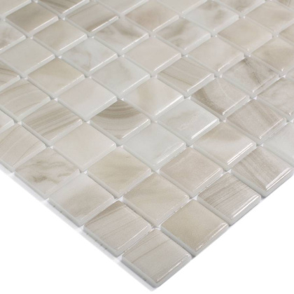 Стеклянная мозаика 5601 Sea Salt 25x25, Nature