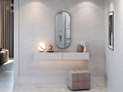 Обои виниловые Мармарос мотив, белый