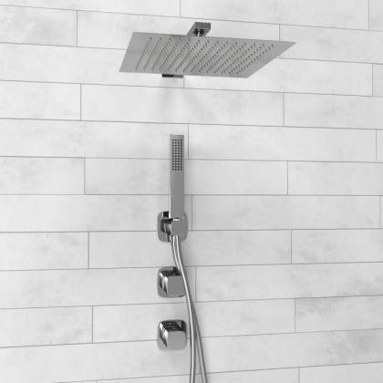 A8651.312.090.118.326.087.103  Встраиваемый комплект для душа с верхней душевой насадкой и лейкой