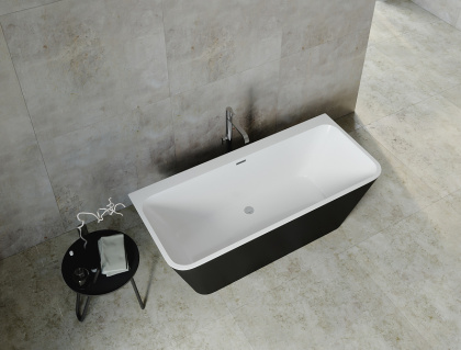 Акриловая ванна Aquanet Family Perfect 170x75 13775 Matt Finish (панель Black matte)